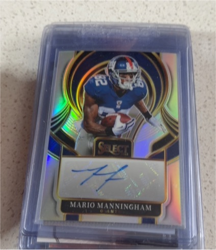 2025 Panini Select #SIP-MMM Mario Manningham — front