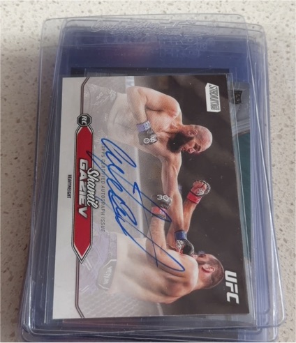 2025 Topps Stadium Club UFC #CAS-CGE Ciryl Gane Chrome Auto — front