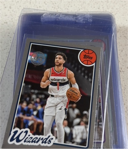 2025-26 Topps Flagship 45th Anniversary #80BK-20 Colby Jones Washington Wizards — front