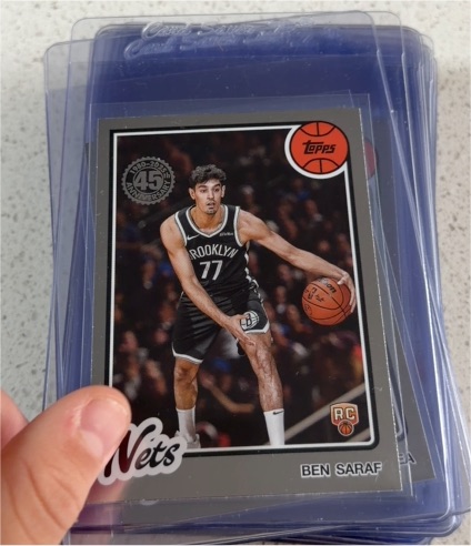 2025-26 Topps 45th Anniversary #80BK-72 Ben Saraf — front