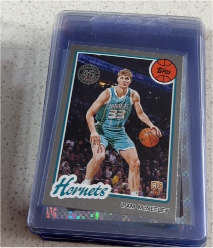 2025-26 Topps Basketball 45th Anniversary Insert #80BK-88 Liam McNeeley — front