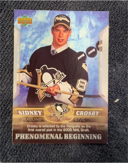 2005-06 Upper Deck Phenomenal Beginning #87C Sidney Crosby — front