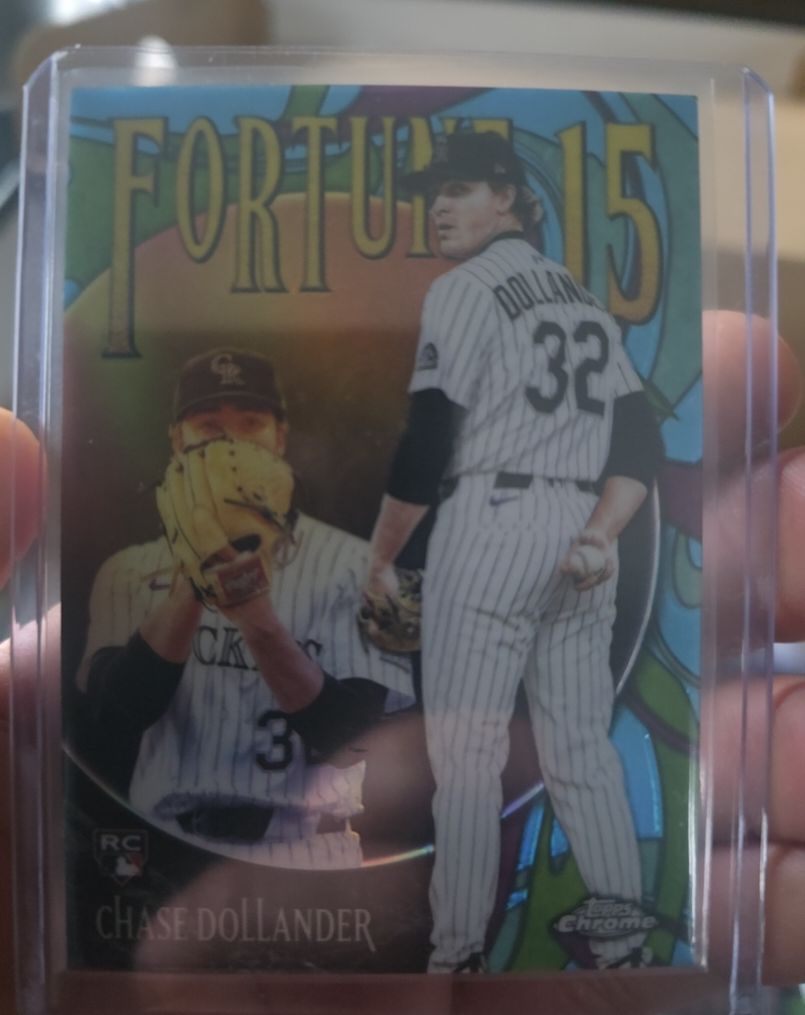 2025 Topps Chrome Update Fortune 15 #F15-21 Chase Dollander — front