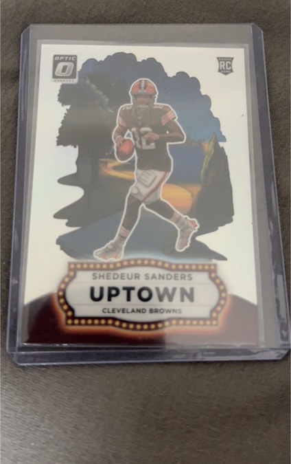 2025 Panini Donruss Optic Uptown #18 Shedeur Sanders — front