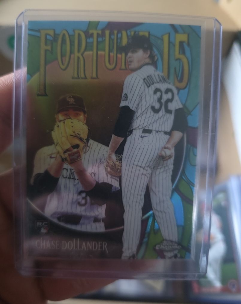 2025 Topps Chrome Update Fortune 15 #F15-21 Chase Dollander — front