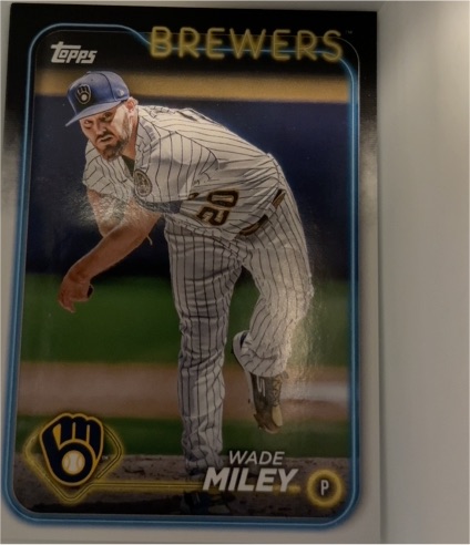 2024 Topps Series 2 #671 Wade Miley Milwaukee Brewers — front
