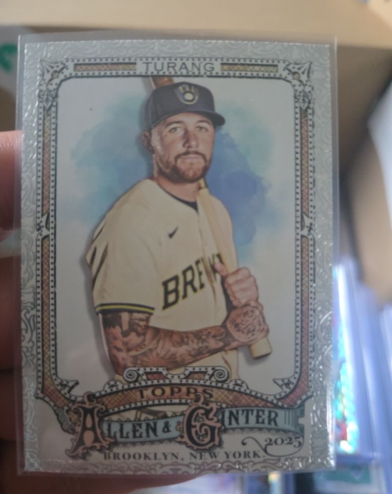 2025 Topps Allen & Ginter #222 Brice Turang — front