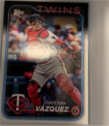 2024 Topps #654 Christian Vazquez — front