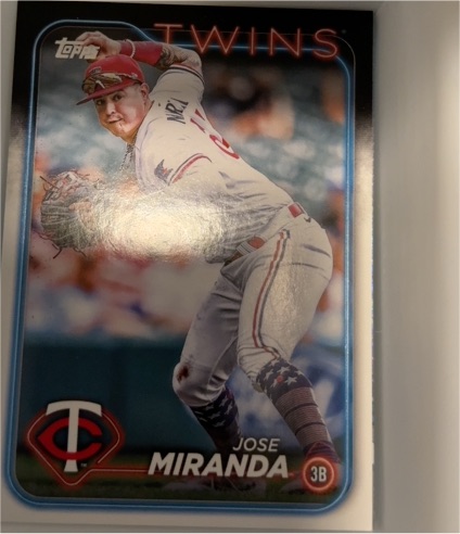 2024 Topps Series 2 #507 Jose Miranda — front