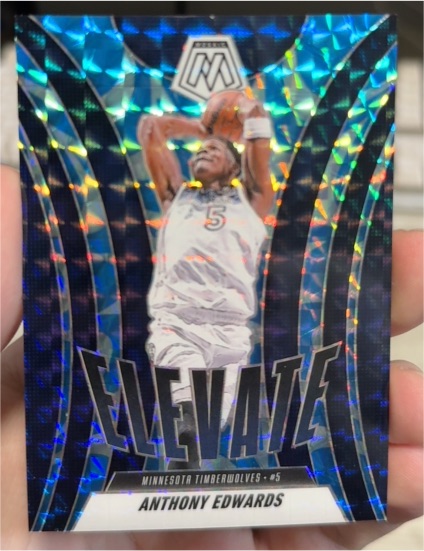 2024-25 Panini Mosaic Elevate #3 Anthony Edwards — front