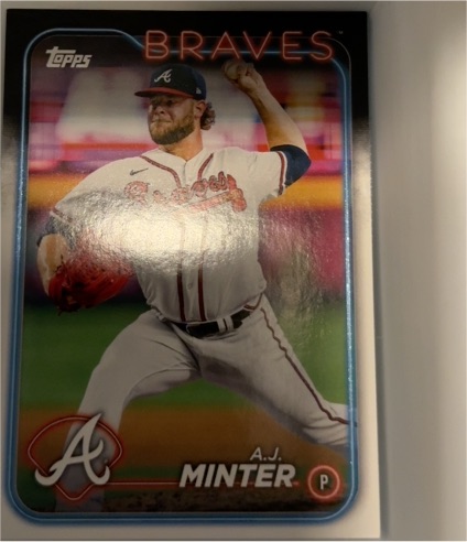 2024 Topps Series 2 #539 A.J. Minter — front