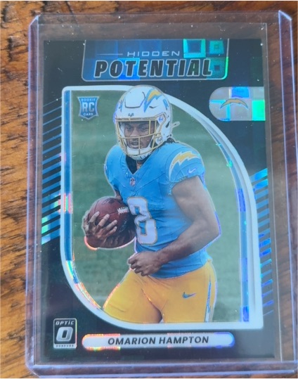 2025 Panini Donruss Optic #9 Omarion Hampton Hidden Potential Rookie — front