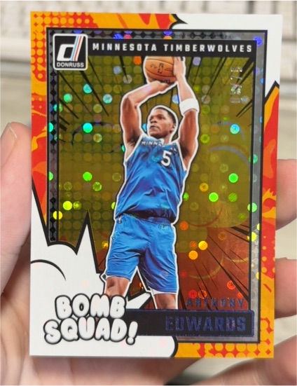 2024-25 Donruss #13 Anthony Edwards Bomb Squad — front