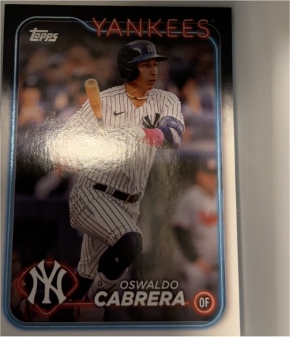 2024 Topps Series 2 #479 Oswaldo Cabrera — front