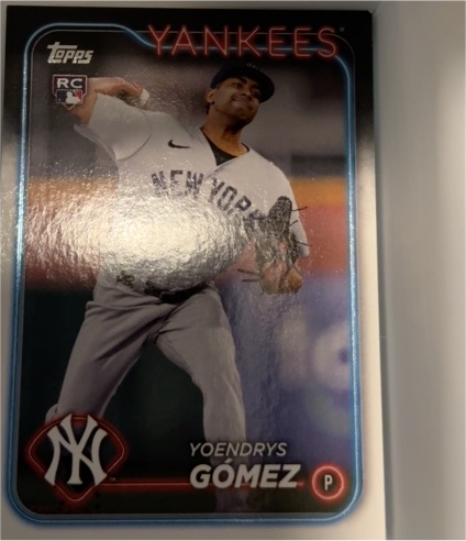 2024 Topps Series 2 #615 Yoendrys Gomez Rookie Card — front