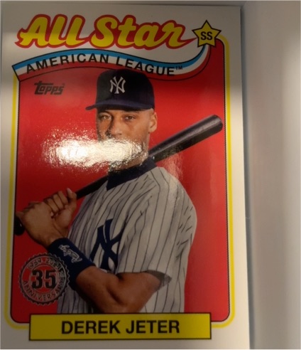 2024 Topps 1989 35th Anniversary All-Star #89ASB-7 Derek Jeter — front