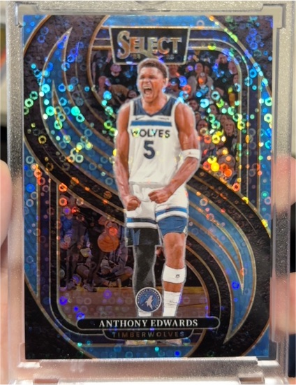 2024-25 Panini Select Premier Level #130 Anthony Edwards — front