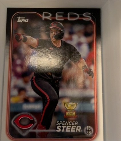 2024 Topps Series 2 #485 Spencer Steer — front