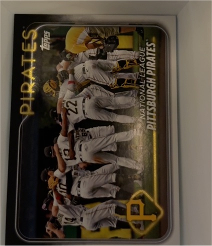 2024 Topps Series 2 #696 Pittsburgh Pirates Team Card — front