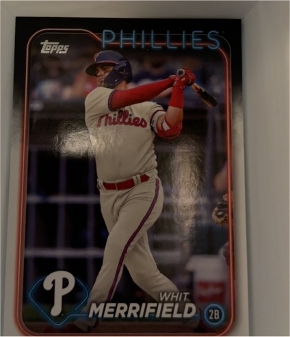 2024 Topps Series 2 #661 Whit Merrifield Philadelphia Phillies — front