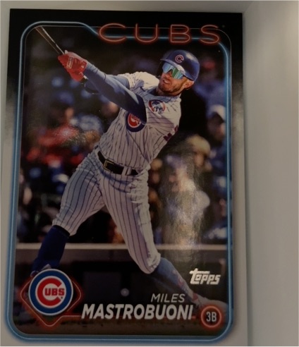 2024 Topps #489 Miles Mastrobuoni — front