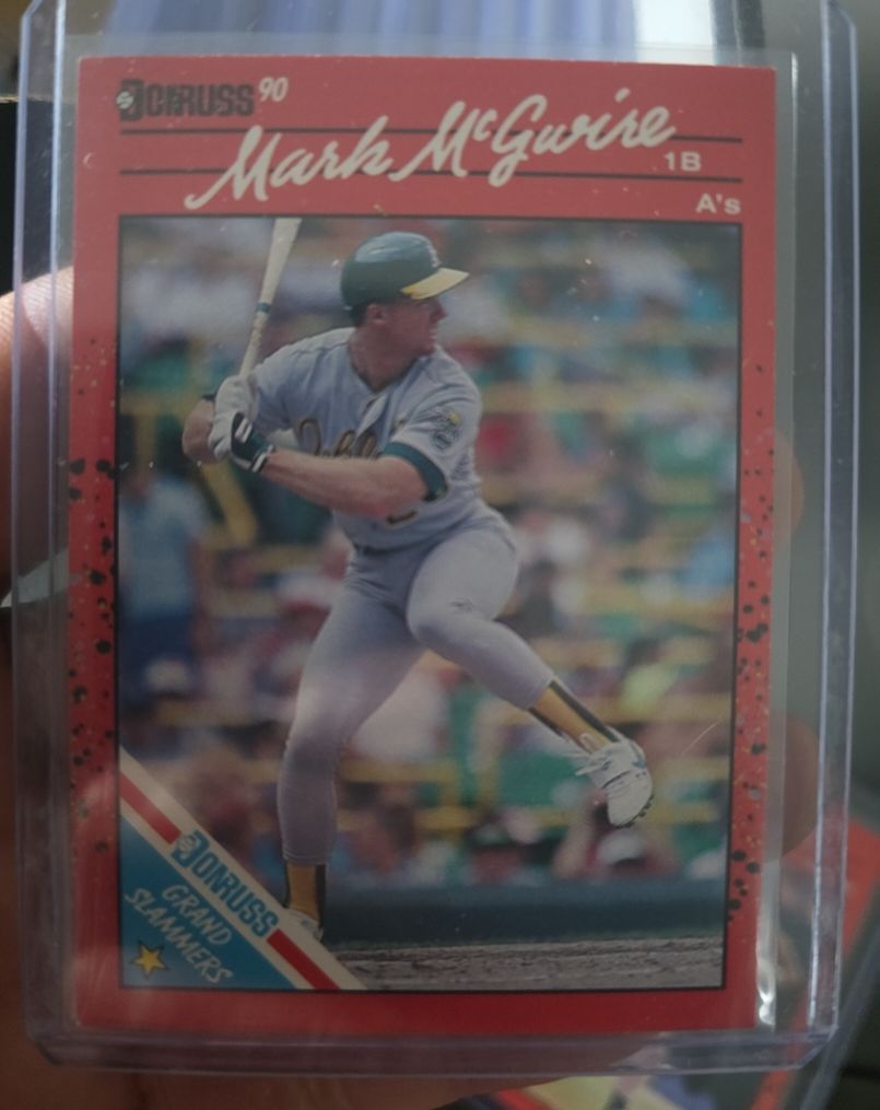 1990 Donruss Grand Slammers #4 Mark McGwire — front