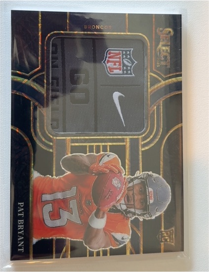 2025 Panini Select Jumbo Rookie Swatch Pat Bryant — front