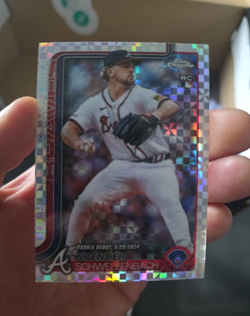 2025 Topps Chrome Update #USC132 Spencer Schwellenbach — front