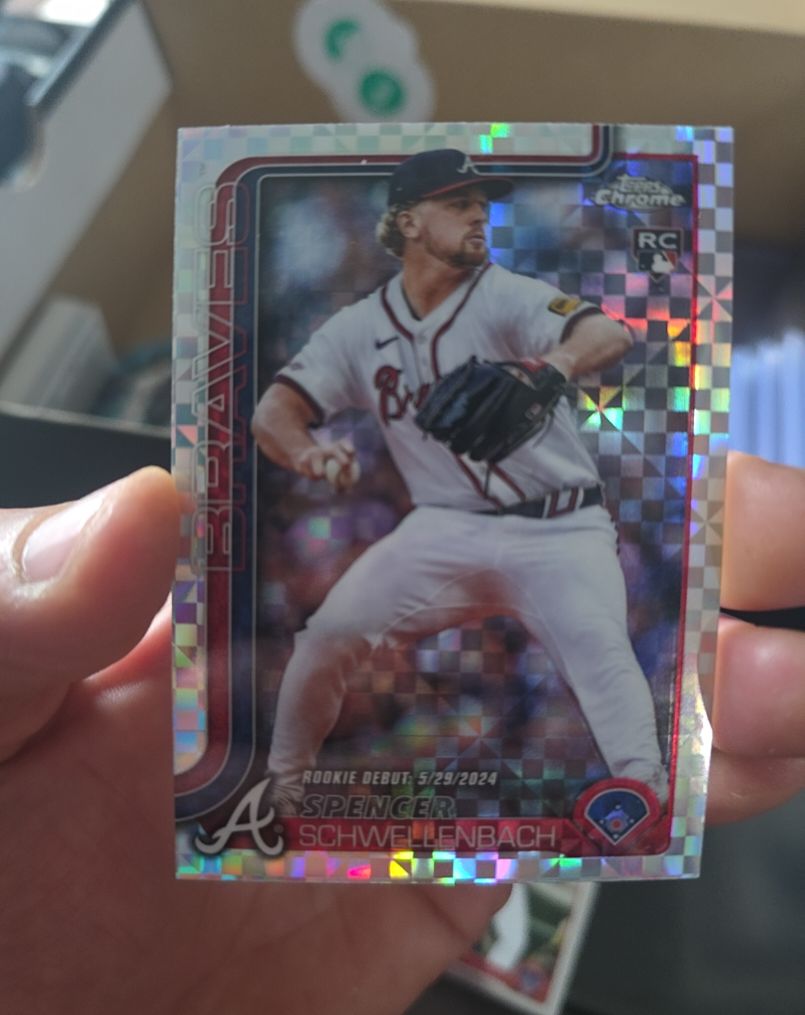 2025 Topps Chrome Update #USC132 Spencer Schwellenbach — front
