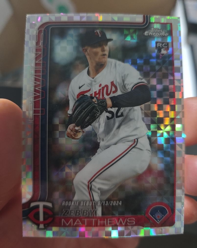 2025 Topps Chrome Update Series #USC171 Zebby Matthews — front