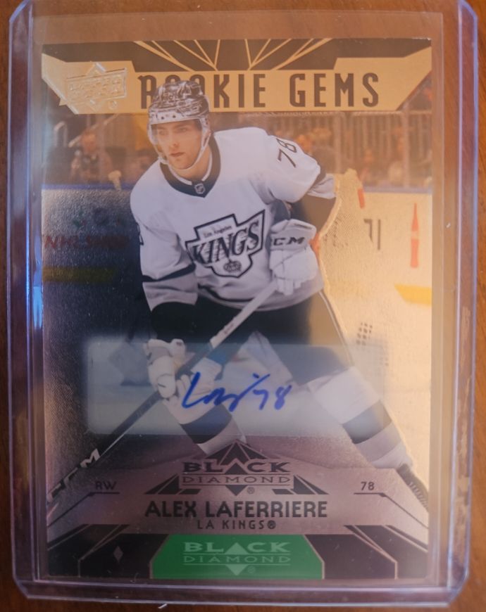 2023-24 Upper Deck Extended Series Black Diamond Rookie Gems #BD-9 Alex Laferriere — front