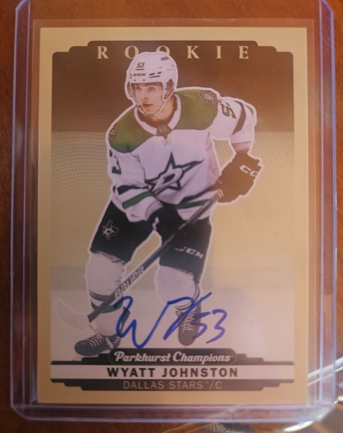 2022-23 Upper Deck Parkhurst Champions #316 Wyatt Johnston — front
