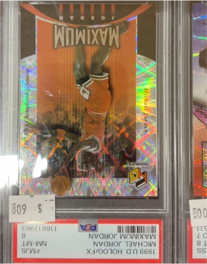 1999 Upper Deck HoloGrFX Maximum Jordan #MJ6 Michael Jordan — front