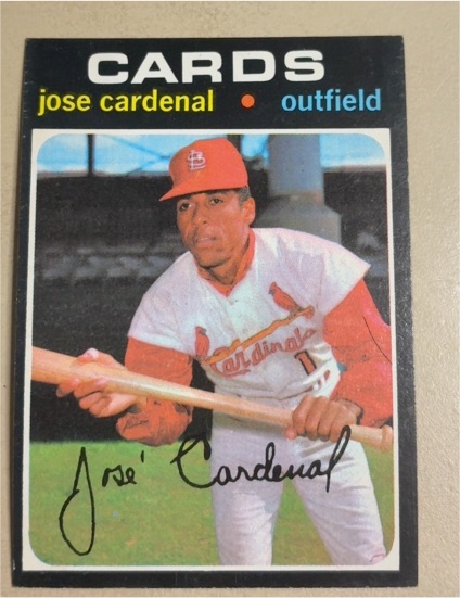 1971 Topps #435 Jose Cardenal — front