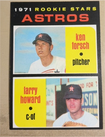 1971 Topps #102 Ken Forsch / Larry Howard — front