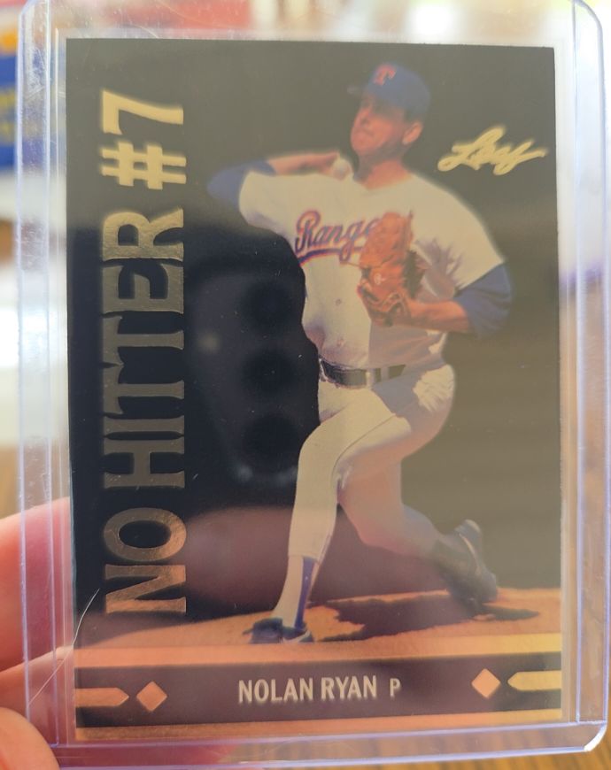 1991 Leaf Gold No Hitter #7 Nolan Ryan — front