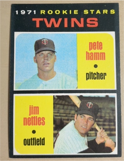 1971 Topps #74 Twins 1971 Rookie Stars Pete Hamm Jim Nettles — front