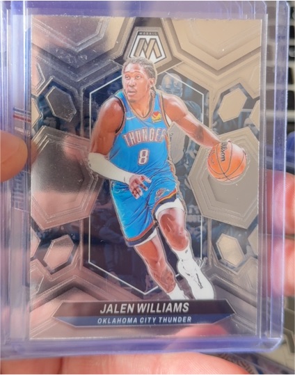 2023-24 Panini Mosaic #41 Jalen Williams — front