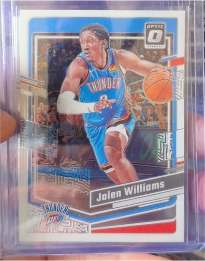 2023-24 Panini Donruss Optic #188 Jalen Williams — front