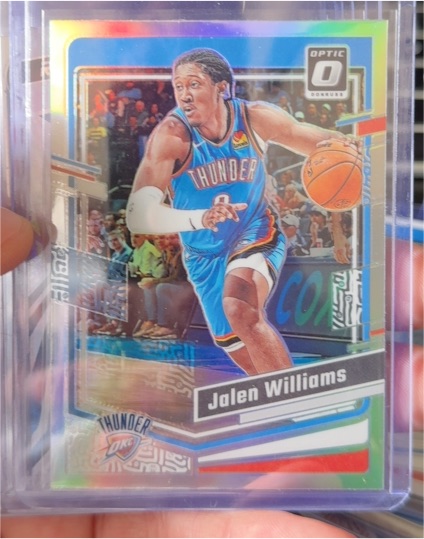 2023-24 Panini Donruss Optic #188 Jalen Williams — front