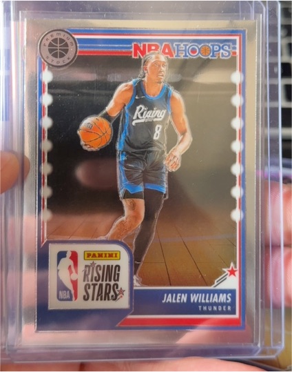 2023-24 Panini NBA Hoops Premium Stock #290 Jalen Williams — front