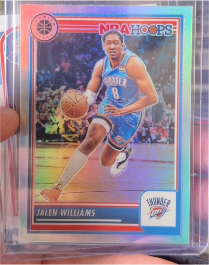 2023-24 Panini NBA Hoops Premium Stock #117 Jalen Williams — front