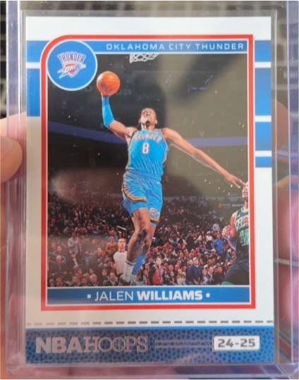 2024-25 Panini NBA Hoops #201 Jalen Williams — front