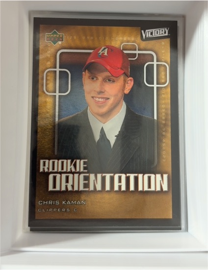 2003-04 Upper Deck Victory #106 Chris Kaman Rookie Orientation — front