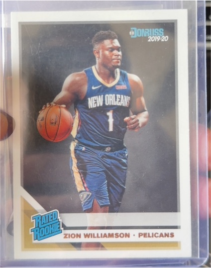 2019-20 Panini Donruss #201 Zion Williamson — front