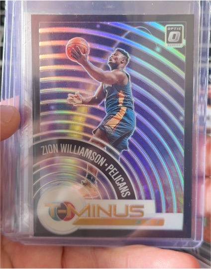 2020-21 Panini Donruss Optic #8 Zion Williamson T-Minus — front