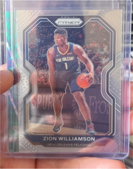 2020-21 Panini Prizm #185 Zion Williamson — front