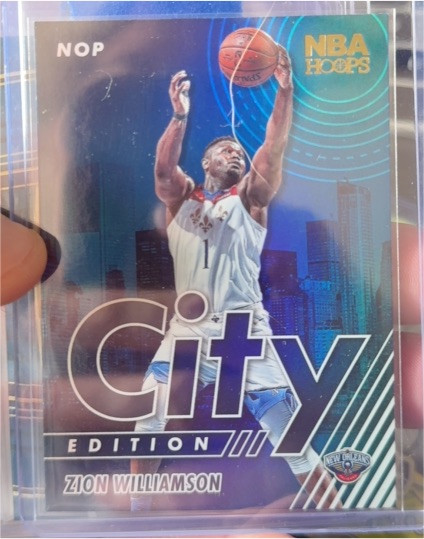 2021-22 Panini NBA Hoops City Edition #9 Zion Williamson — front
