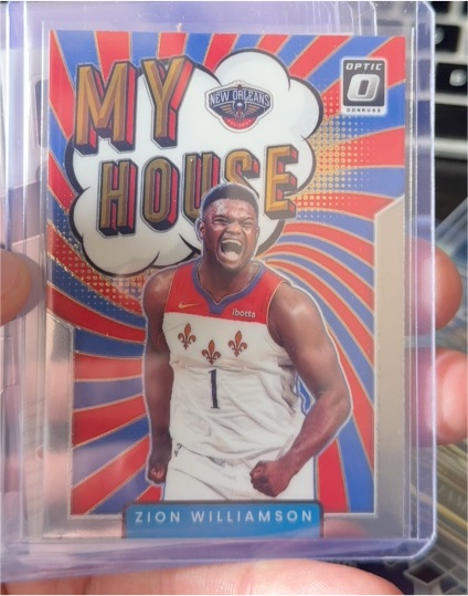 2021-22 Panini Donruss Optic #10 Zion Williamson My House — front