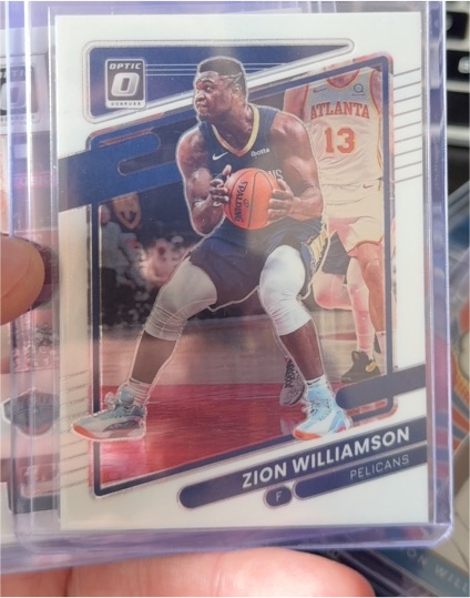 2021-22 Panini Donruss Optic #95 Zion Williamson — front